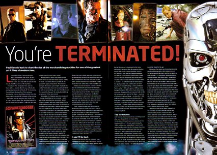 Terminator article, TV and Film memorabilia