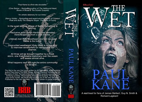 Wraparound cover for The Wet by Paul Kane