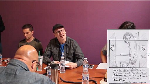 The Torturer table read with storyboard