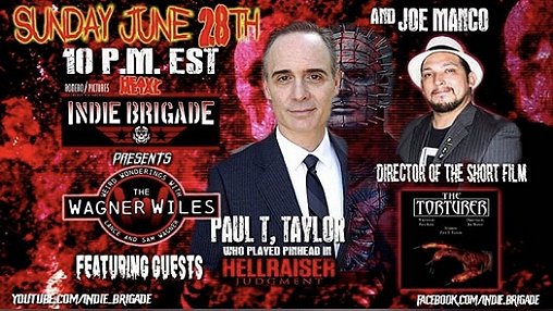 Poster: Indie Brigade presents Paul T Taylor and Joe Manco