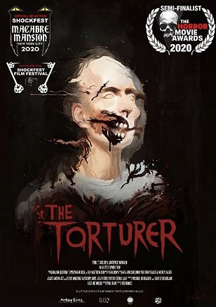 Poster - The Torturer, Semi-Finalist laurel at the Horror Movie Awards