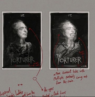 early versions of Torturer poster