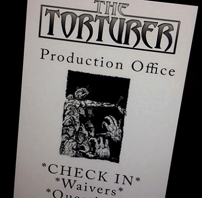 Production office poster, The Torturer