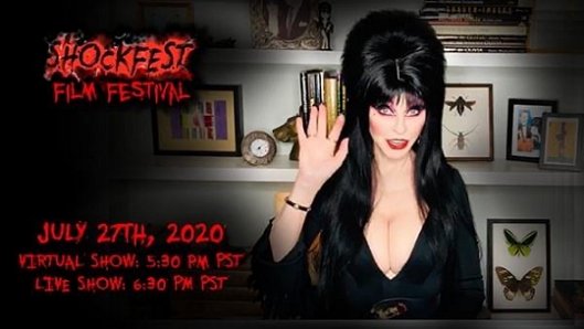 Shockfest Film Festival poster, featuring Elvira