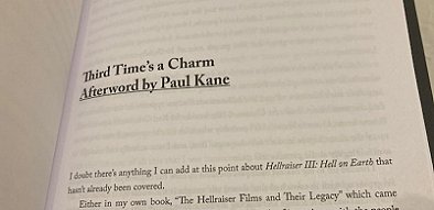 Title page: Third Time's a Charm, Afterword by Paul Kane