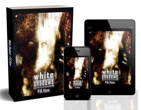 White Shadows by P.B. Kane, book, tablet, mobile