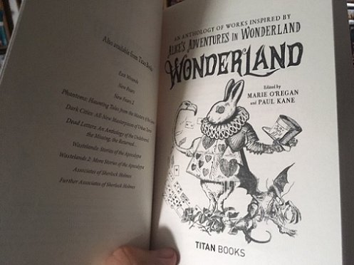 Interior art, Wonderland, edited by Marie O'Regan and Paul Kane