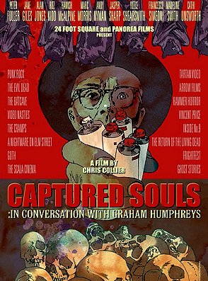 Poster for Captured Souls, in conversation with Graham Humphreys. Postor features a painting of Graham Humphreys