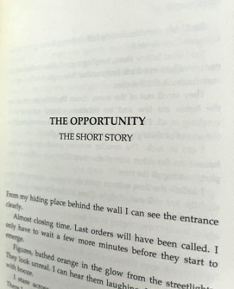 photograph showing the title page of The Opportunity by Paul Kane